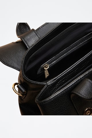 Bolso de piel Paula - Negro
