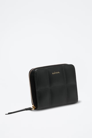 Cartera de piel ovina Coco - Negro