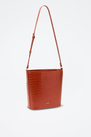 Bolso saco de piel Luz - Naranja
