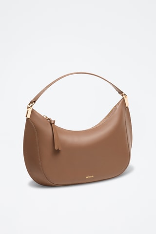 Bolso de piel Ingrid - Topo