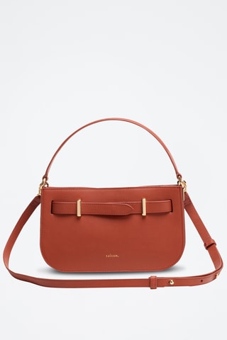 Bolso de piel Inès - Naranja
