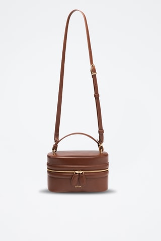 Bolso de piel Maëlle - Marrón