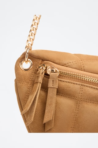 Bandolera de piel Mado - Camel