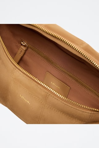 Bandolera de piel Mado - Camel