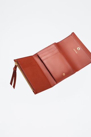 Cartera de piel Emilie - Naranja