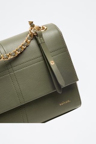 Bolso de piel caprina Paloma - Verde