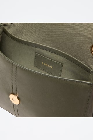 Bolso de piel caprina Paloma - Verde