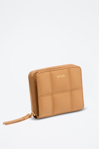 Cartera de piel Coco - Camel