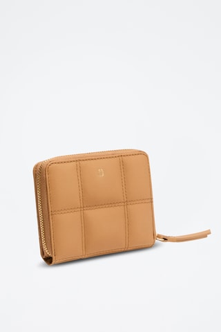 Cartera de piel Coco - Camel