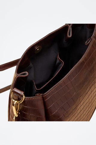 Bolso saco de piel Juliette - Camel