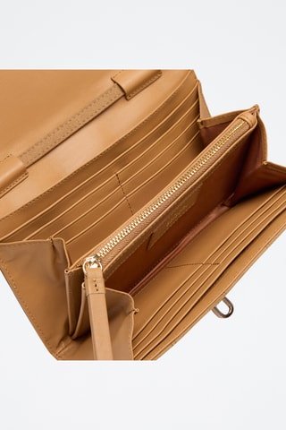Bolso de mano de nobuk Ruth - Camel