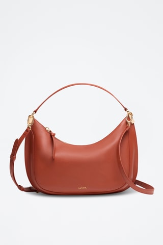 Bolso de piel bovina Ingrid - Naranja
