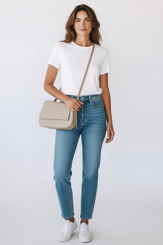 Bolso de piel Ilona - Beige