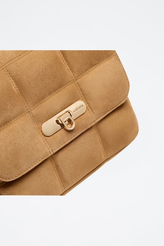 Bolso de nobuk Léonie - Camel