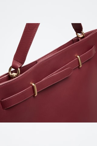 Bolso de piel bovina Julia - Burdeos