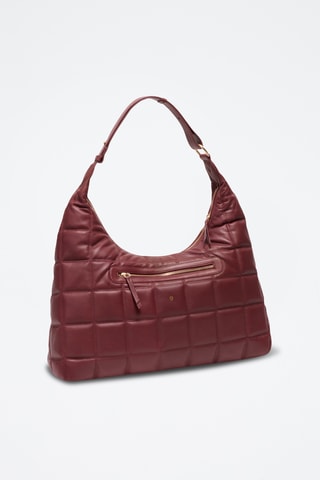 Bolso de piel ovina Zazie - Burdeos