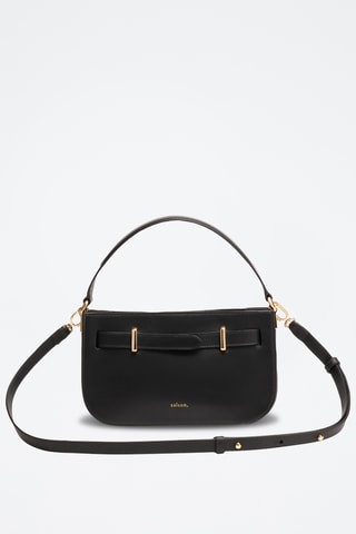 Bolso de piel bovina Inès - Negro