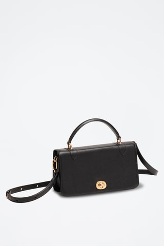 Bolso de piel Sibel - Negro