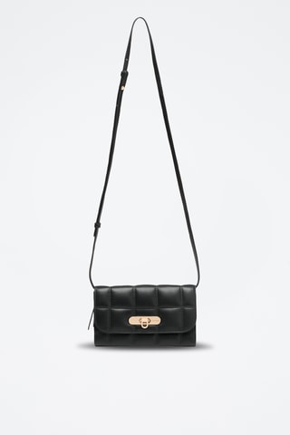 Cartera de piel ovina Ruth - Negro