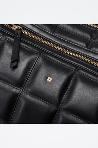 Bolso de piel ovina Zazie - Negro