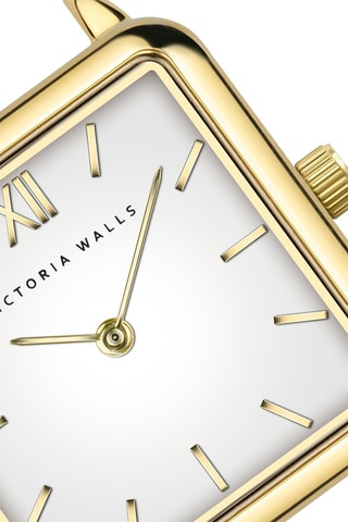Stalen Quartz Horloge - Goudkleurig - Victoria Walls