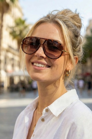 Zonnebril voor Dames - Categorie 2 - Groen