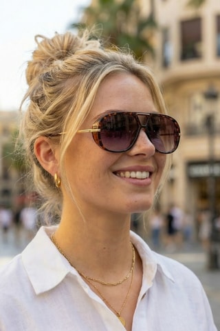 Zonnebril voor Dames - Categorie 2 - Groen