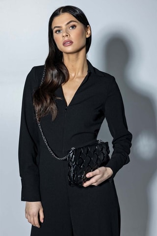 Clutch Bella Zwart - Zwart
