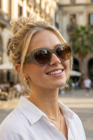 Zonnebril voor Dames - Categorie 3 - Groen
