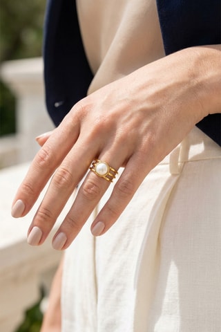 Conjunto - Chapado en oro amarillo - Emily Westwood