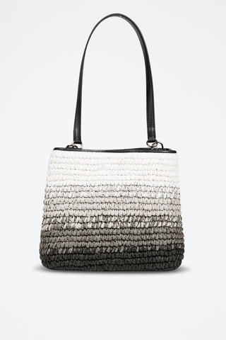 Sac porté épaule - Noir et blanc