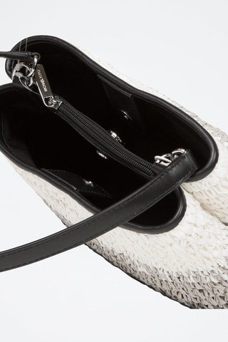 Sac porté épaule - Noir et blanc