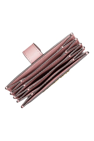 Portefeuille en cuir Jet Set Travel - Rose