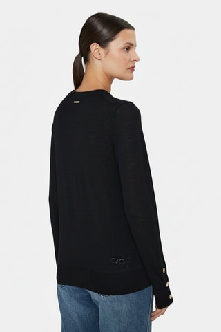 Pull en mérinos - Noir