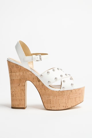 Sandales à talons  - Blanc
