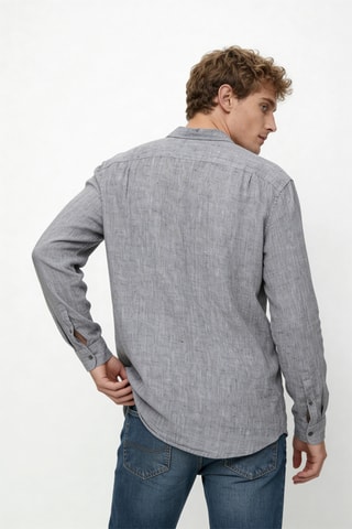 Chemise en lin - Gris