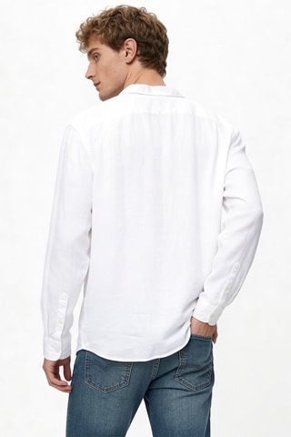 Chemise en lin - Blanc