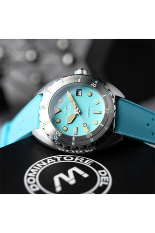 Orologio automatico in silicone Amalfi - Turchese - Dominatore Del Mare