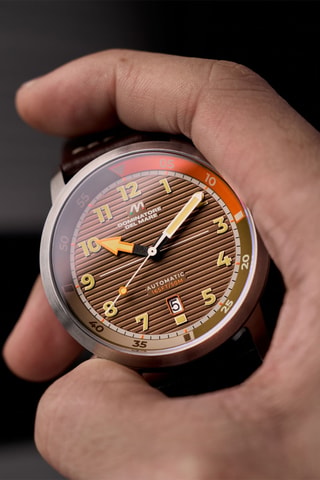 Orologio automatico in pelle Camogli - Marrone - Dominatore Del Mare