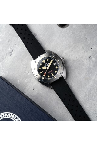 Orologio automatico in silicone Amalfi - Nero - Dominatore Del Mare