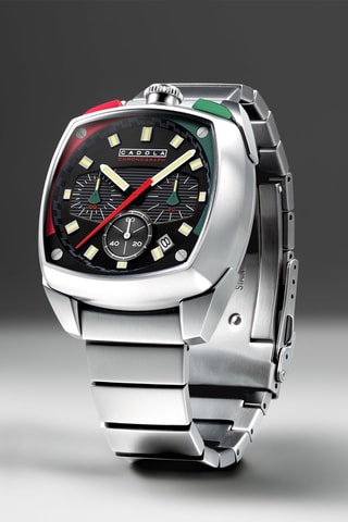Orologio al quarzo in acciaio Taurus - Cronografo - Argentato - Cadola