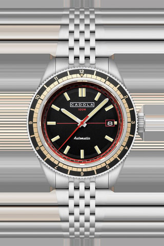 Orologio automatico in acciaio Ahrens - Argentato - Cadola