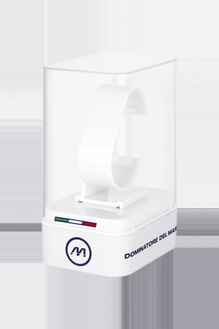 Orologio automatico in silicone Ravello - Bianco - Dominatore Del Mare