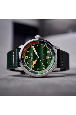Orologio automatico in pelle Camogli - Verde scuro - Dominatore Del Mare