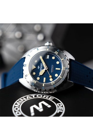 Orologio automatico in silicone Amalfi - Cobalto - Dominatore Del Mare