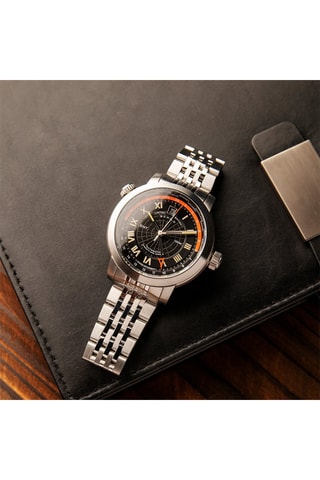 Orologio automatico Heinrich e cinturino   - Marrone