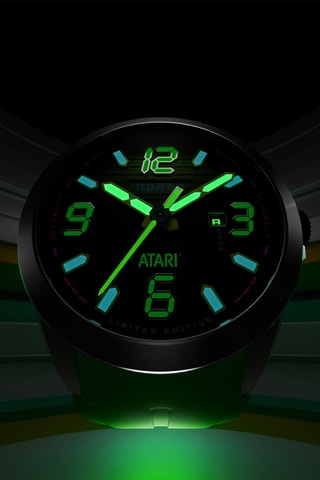 Orologio automatico in gomma Torrent - Verde e nero - Nubeo