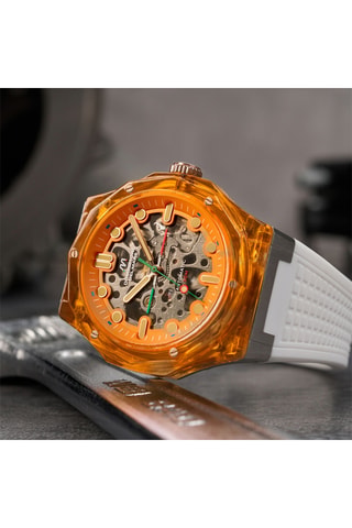 Orologio automatico in silicone Ravello - Bianco - Dominatore Del Mare