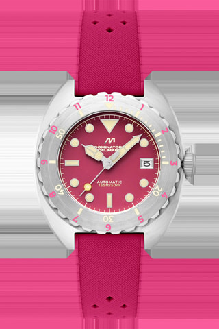 Orologio automatico in silicone Amalfi - Rosso - Dominatore Del Mare