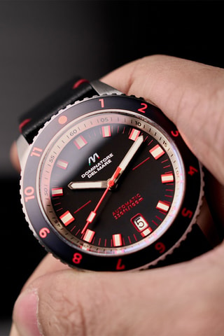 Orologio automatico in pelle Tropea - Nero - Dominatore Del Mare
